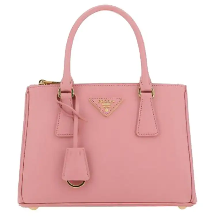 PRADA Galleria Leather Handbag Women's Pink