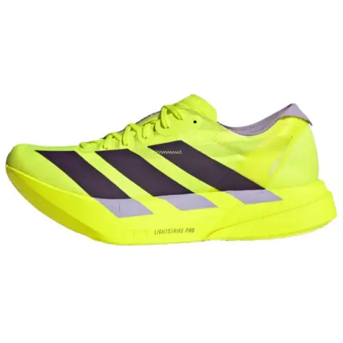 Adidas Adizero Adios Pro 4 Comfortable, Soft, Ultra-Light Carbon Pillar Marathon Racing Running Shoes, Men's Yellow