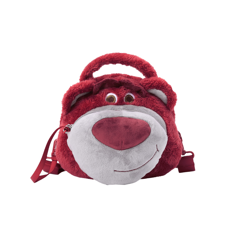 Disney Disney, plush cute toy, universal one-shoulder bag, strawberry