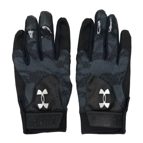 Under Armour Polyester, Elastane Gloves Men's Black
