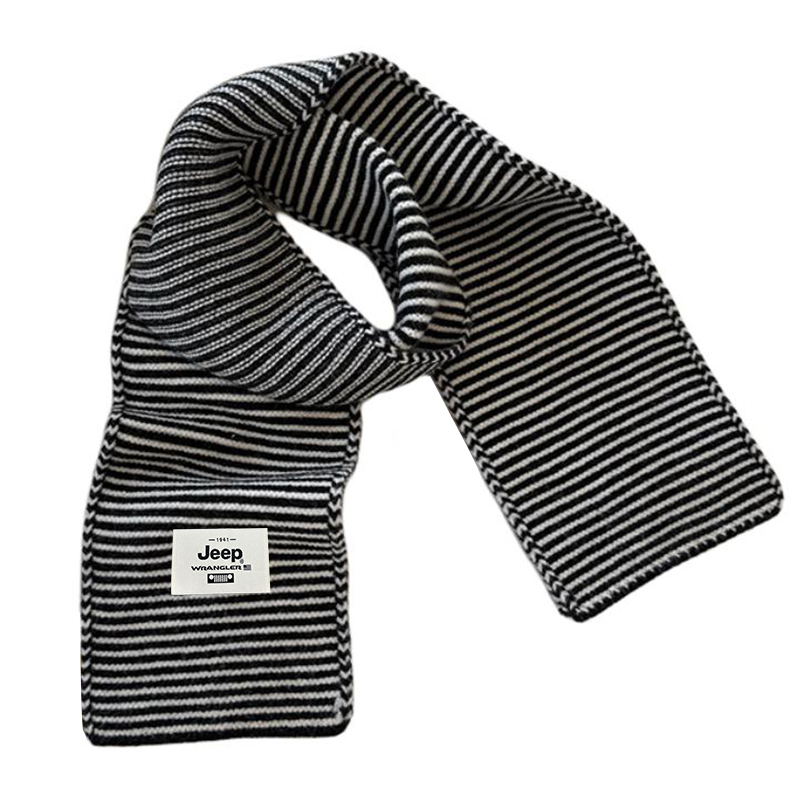 Шарф Jeep Striped Knit Scarf (полосатый)