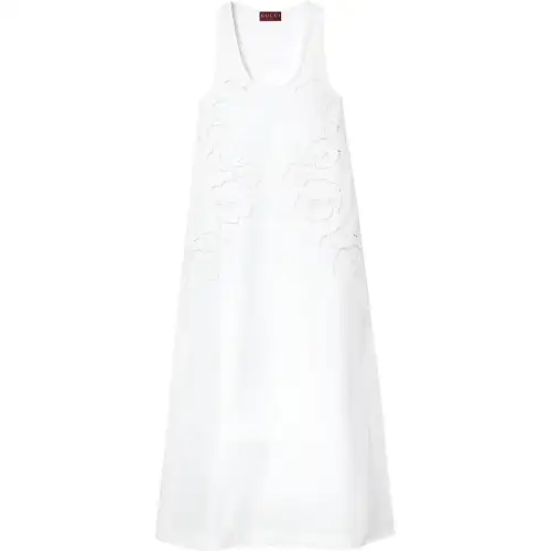 GUCCI Sleeveless Dress Women's White
