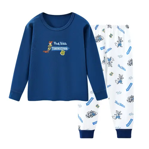 Disney Disney, cotton demi-season pijama for boys, children's keep warm thermal underwear, trousers, for secondary school, for teenagers
