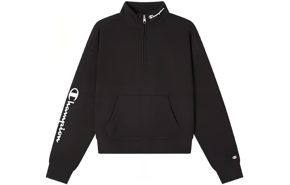 Champion Half Zip Pullover Fleece Lined Sweatshirt Women's