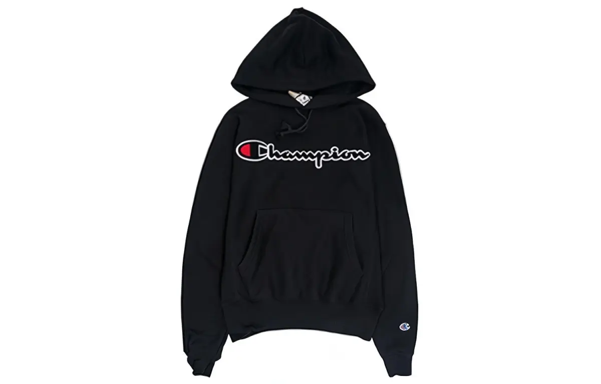 Champion Sweatshirt US Version Unisex Black