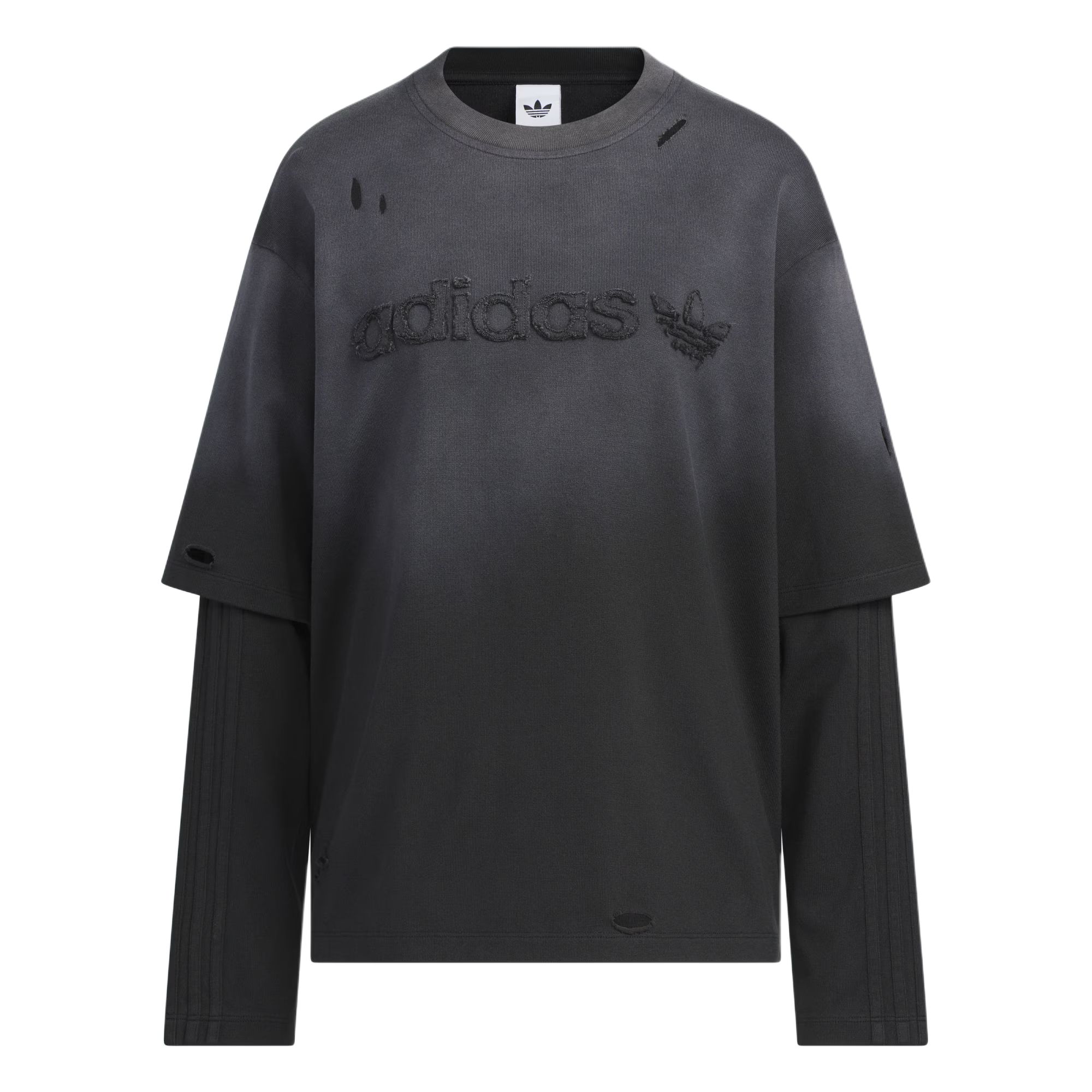 Женская футболка adidas 2IN1 (черная)