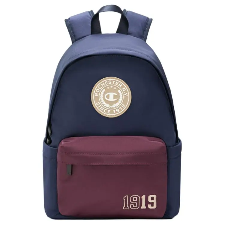 Champion Fabric Backpack Regular Unisex Dark Blue/Green/Yellow Brown/Dark Brown