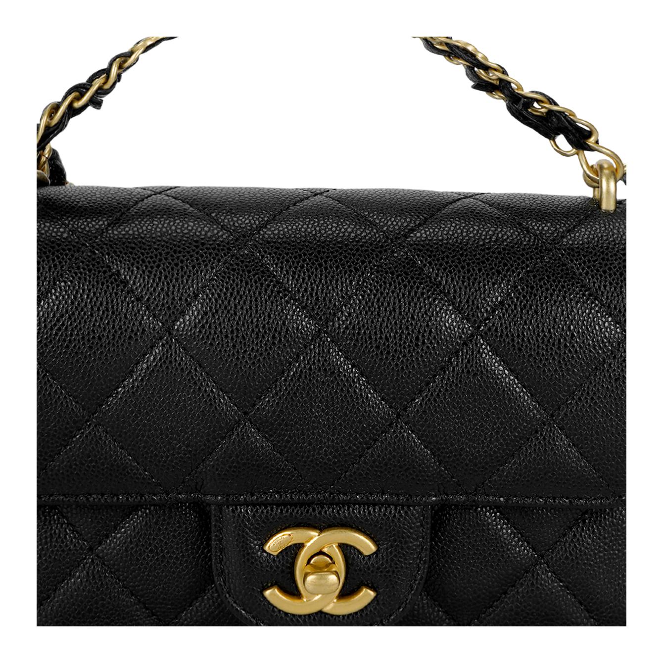 Женская сумка Chanel Classic Flap CF 25P (черная) — фото 5