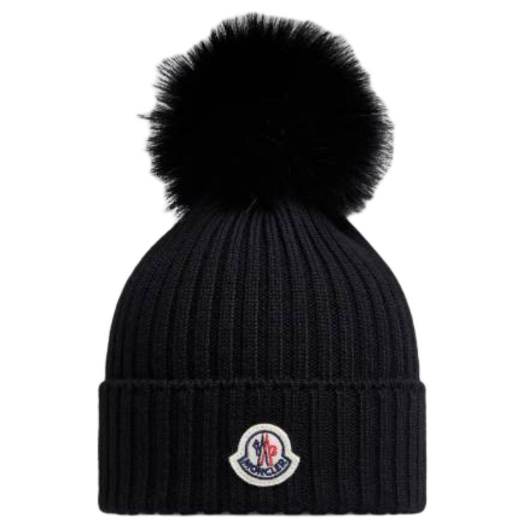Шапка Moncler Moncler // (розово-черно-белая)