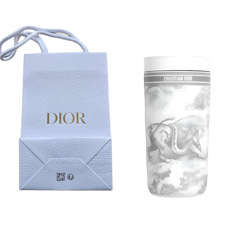 Термос Dior Toile de Jouy (серый)