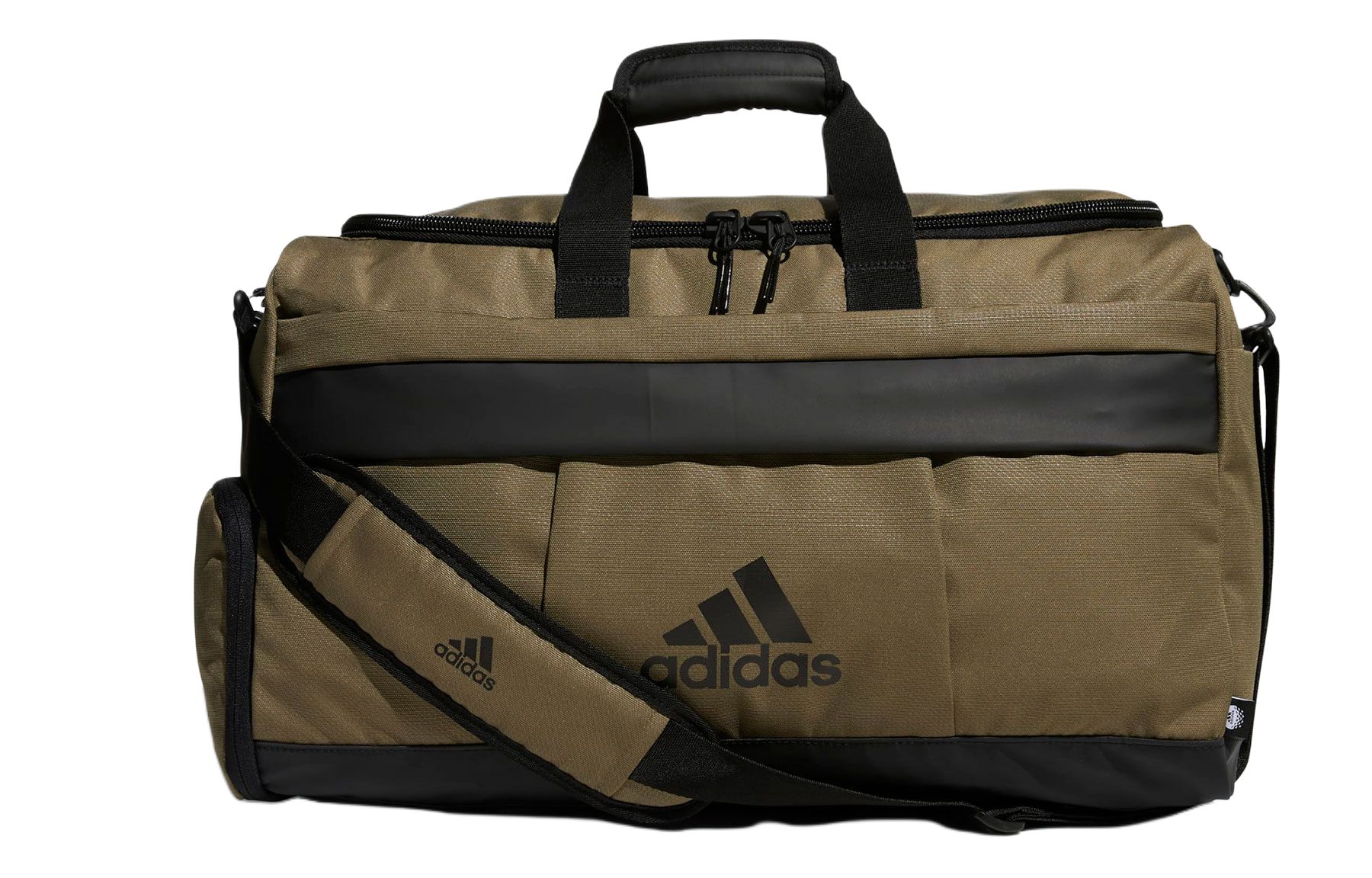 Мужская сумка adidas (оливково-черная)