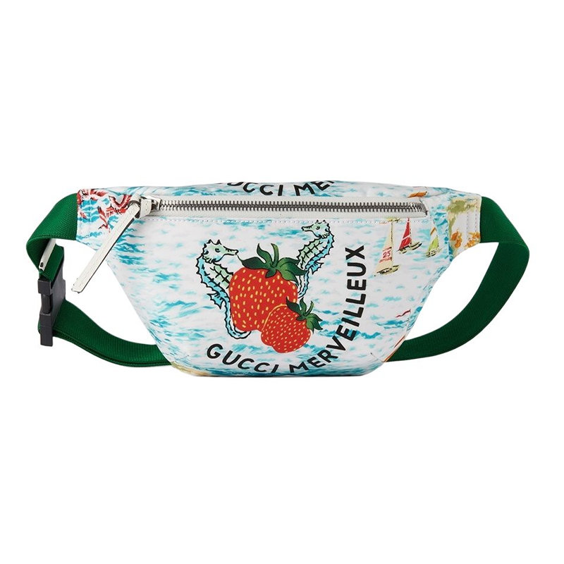 Детская сумка Gucci (бело-красная)