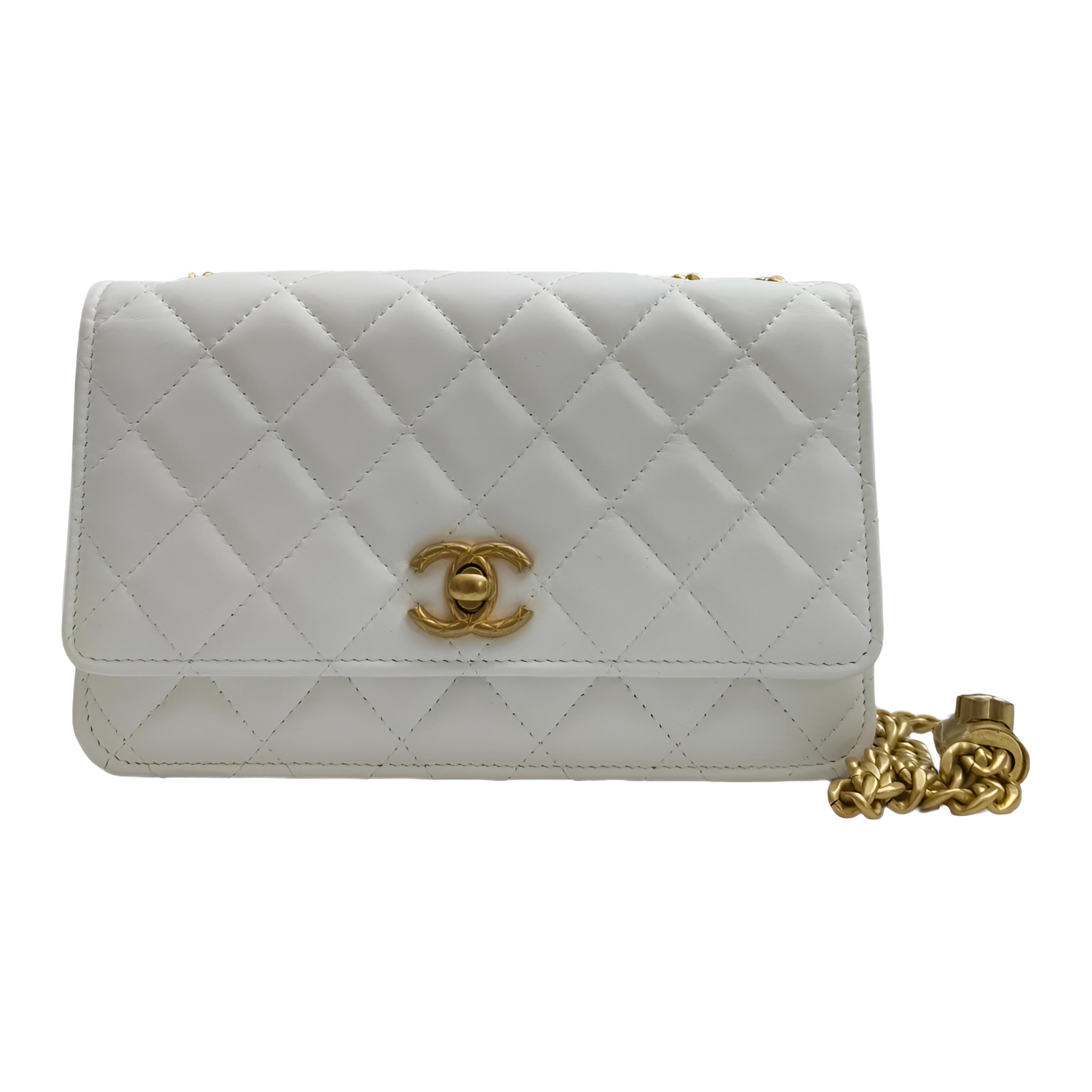 Женская сумка Chanel (белая)