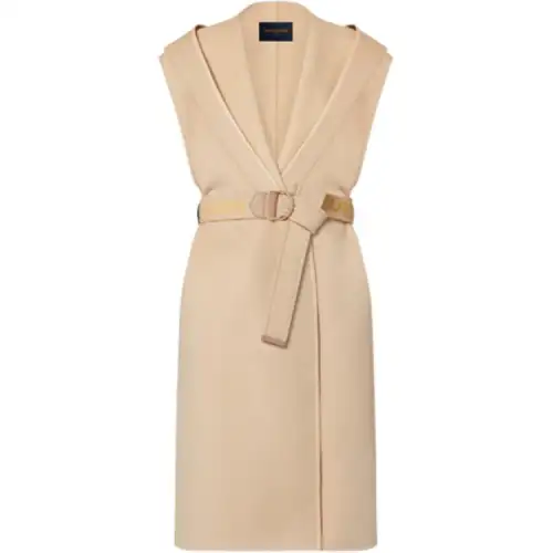 LOUIS VUITTON Coat Women's Khaki