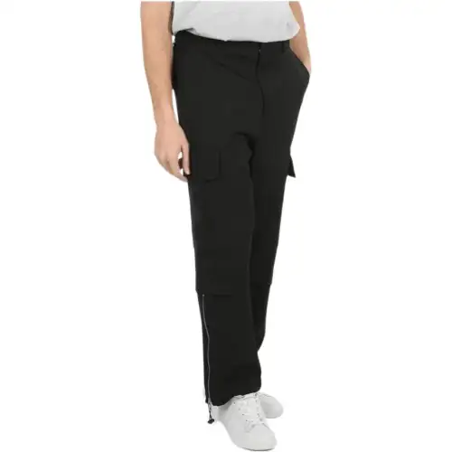 LOEWE Jeans Men's Black Moderate Straight Fit Pants