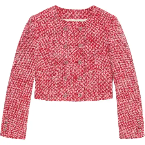 GUCCI Tweed Jacket 'Red/White'