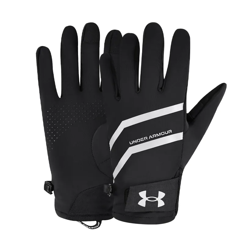 Under Armour Polyamide Sports Gloves Unisex Black