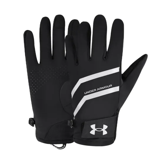 Under Armour Polyamide Sports Gloves Unisex Black