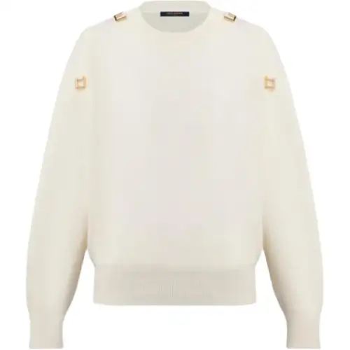 LOUIS VUITTON D-Ring Detail Cashmere Pullover