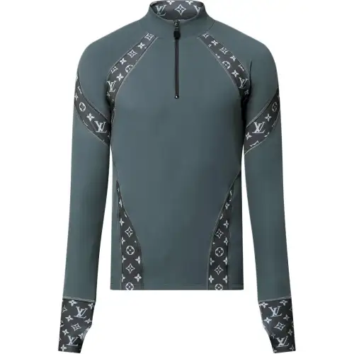 Lv High Collar Technical Long Sleeved Ski Top