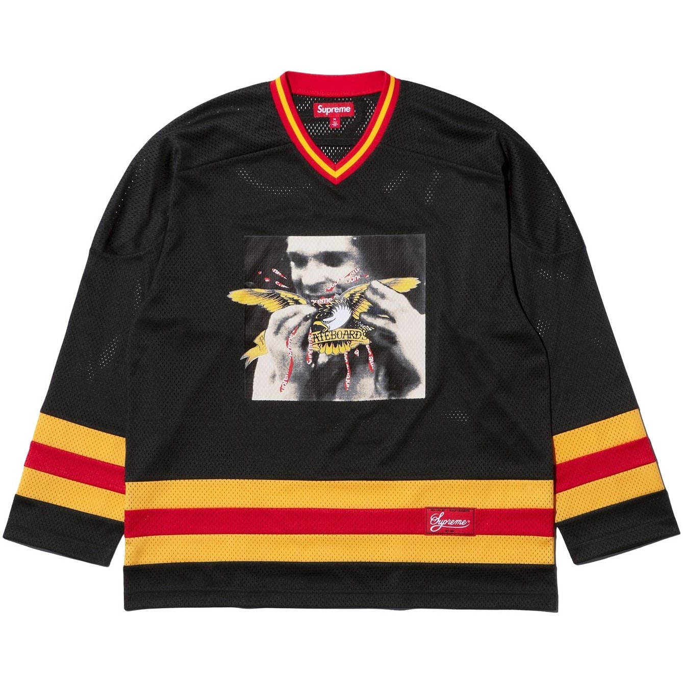 Футболка Supreme x Antihero (черная)