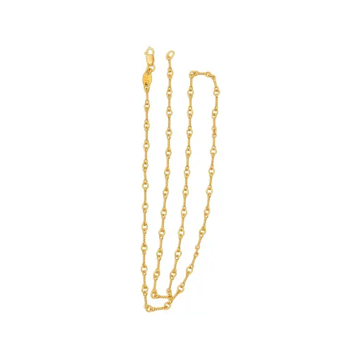 Chrome Hearts 18K Gold Necklaces Unisex Gold