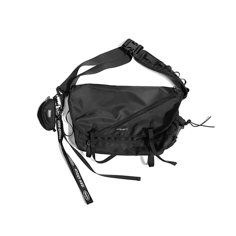 VAOPER Nylon Crossbody Bags Large Men's Black