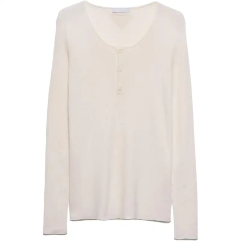 PRADA Cashmere Sweater Men's Ecru