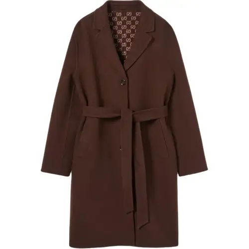 Gucci Reversible silk wool coat