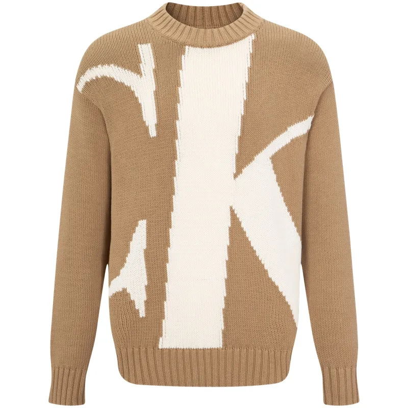 CALVIN KLEIN Sweater Men's Khaki