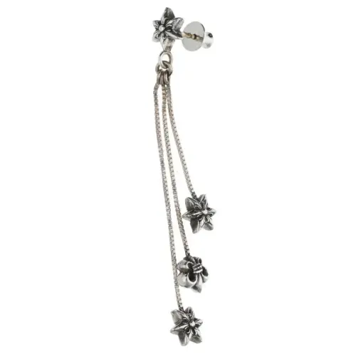 Chrome Hearts 925 Sterling Silver Stud Earrings Unisex Silver