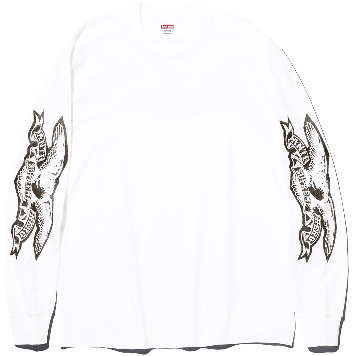 Футболка Supreme Supreme x Antihero FW25 WEEK12 Eagle L/S Tee T (черная)