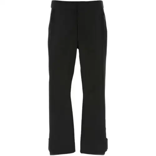 PRADA Casual Pants Men's Black Moderate Straight Fit Pants