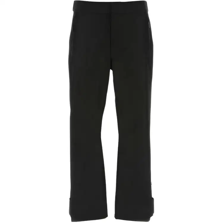 PRADA Casual Pants Men's Black Moderate Straight Fit Pants