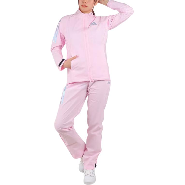 Женский костюм adidas RAIN.RDY (сине-белый)