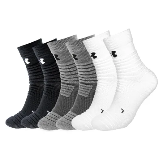 Under Armour Basketball Socks Unisex Combination Color 6 Pack