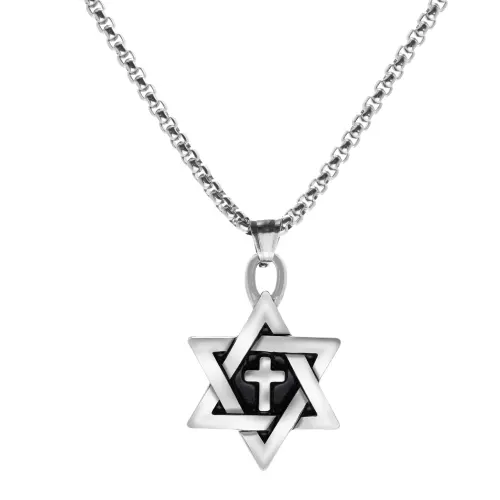 Cooraree Titanium Steel Necklaces Unisex