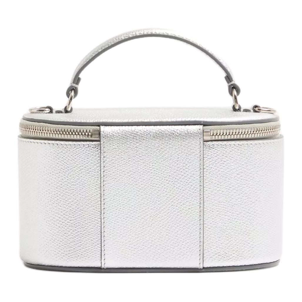 Женская сумка Valentino VLogo Signature V (серебристый) — фото 3