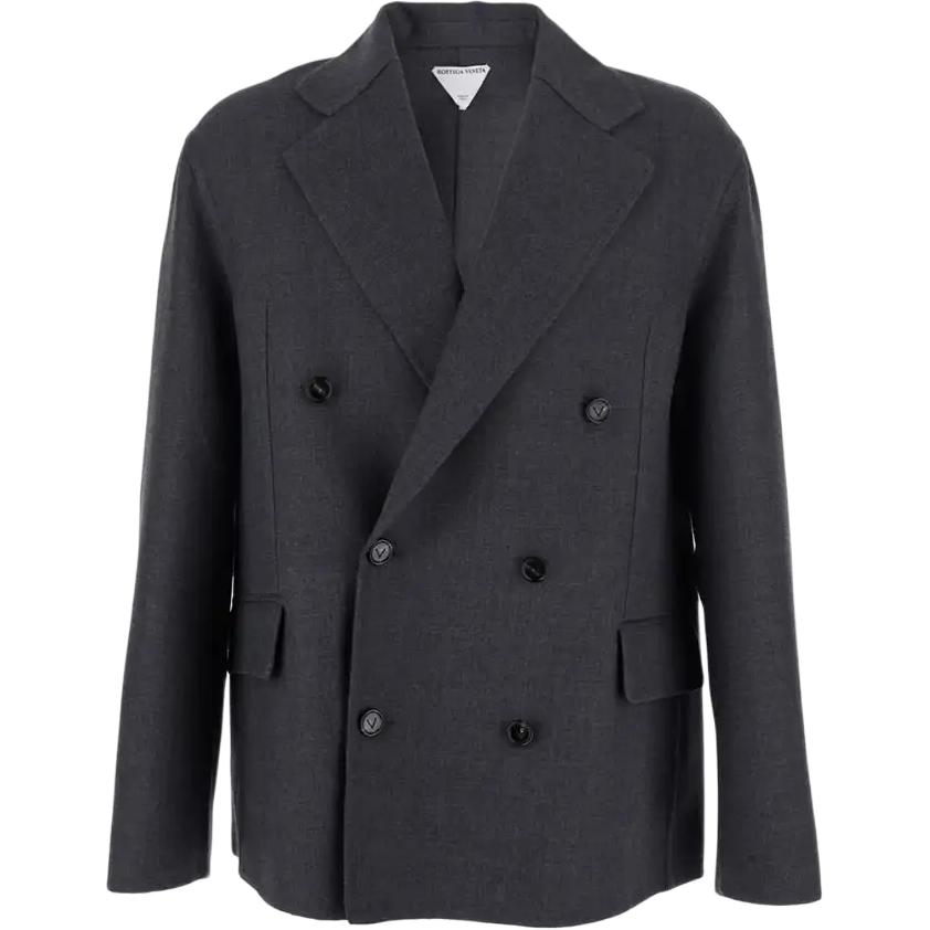 Мужской пиджак Bottega Veneta Wool Blazer (серый)