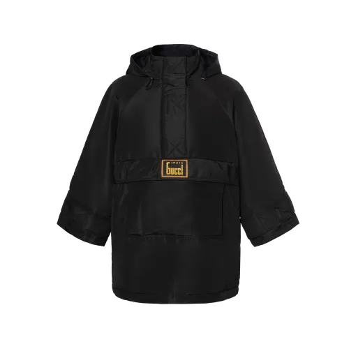 GUCCI Silk Anorak Black