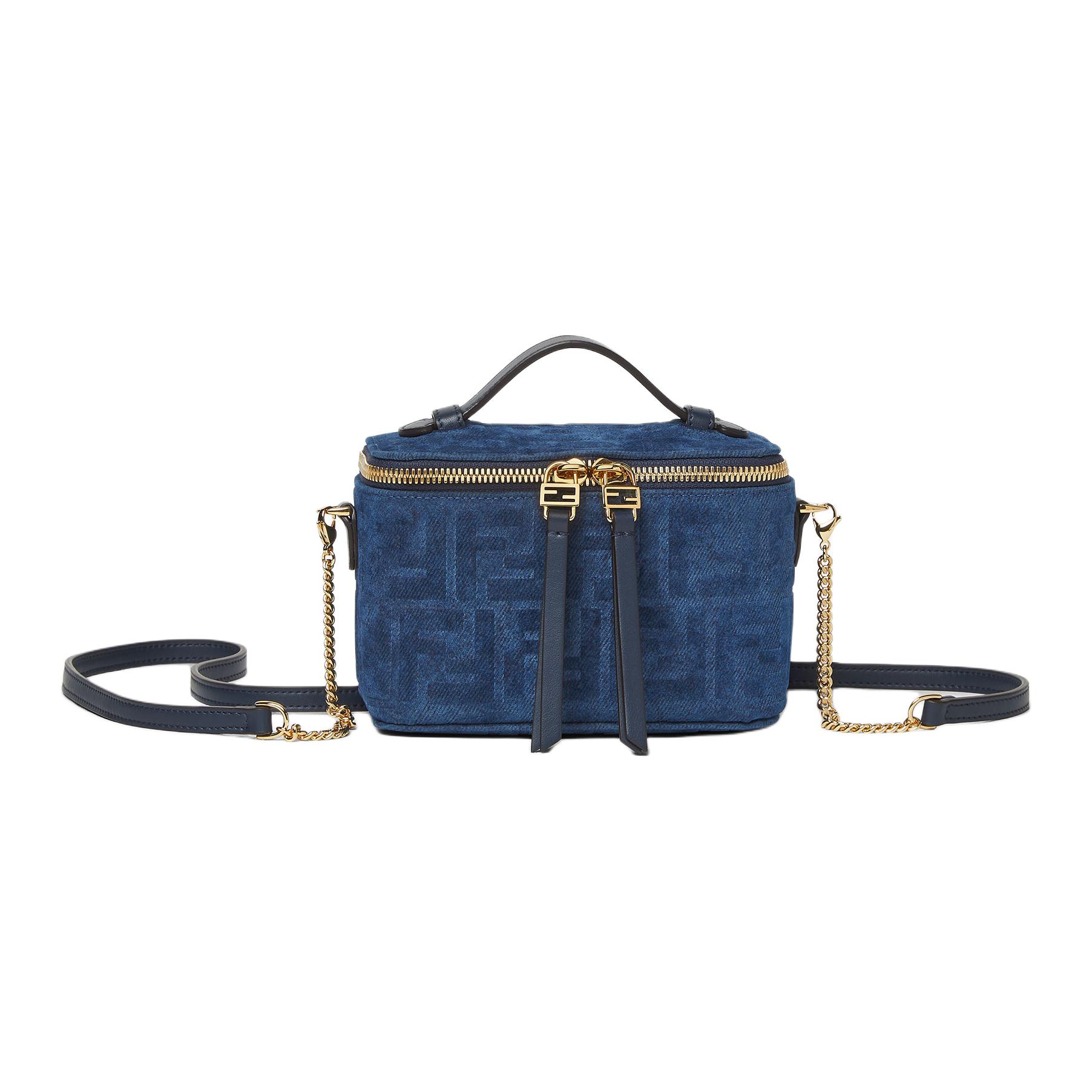 Женская сумка Fendi FENDI FF (синий)