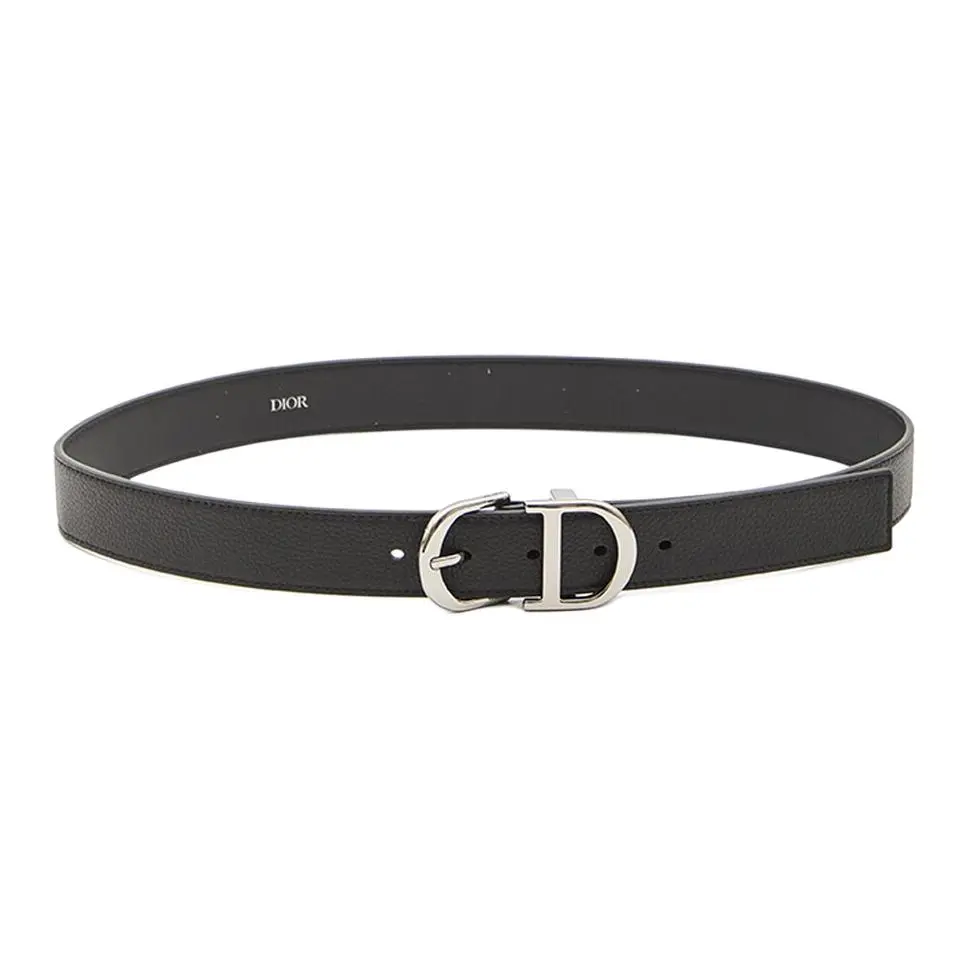 Dior Logo Plaque Buckled Belt