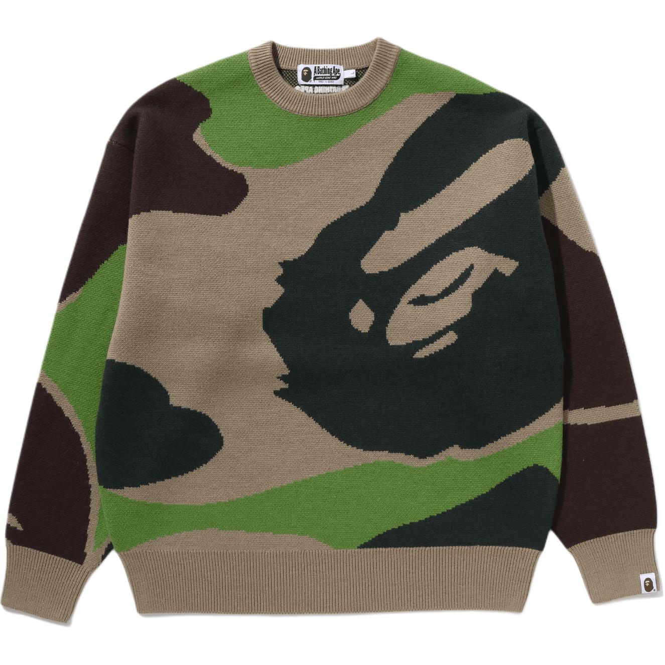 Мужской свитер A BATHING APE ABC Camo (зеленый)