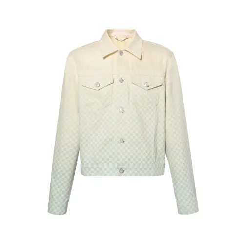 Lv Damier Gradient Jacquard Denim Jacket