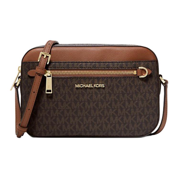 Женская сумка MICHAEL MICHAEL KORS MK Jet Set (коричневая)