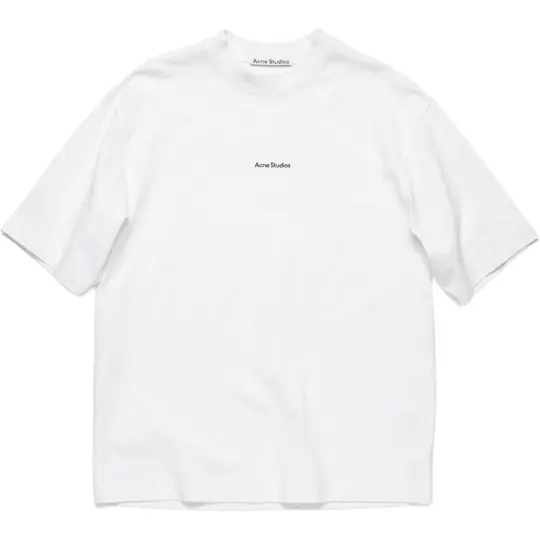 Acne Studios Logo Printed Crewneck T Shirt
