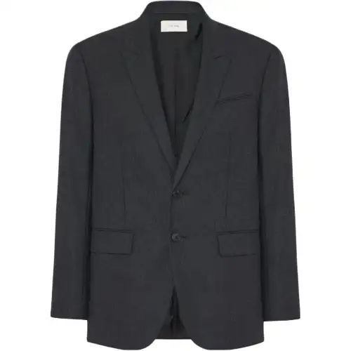 THE ROW Jackets Men's Black Suit Collar Moderate Other