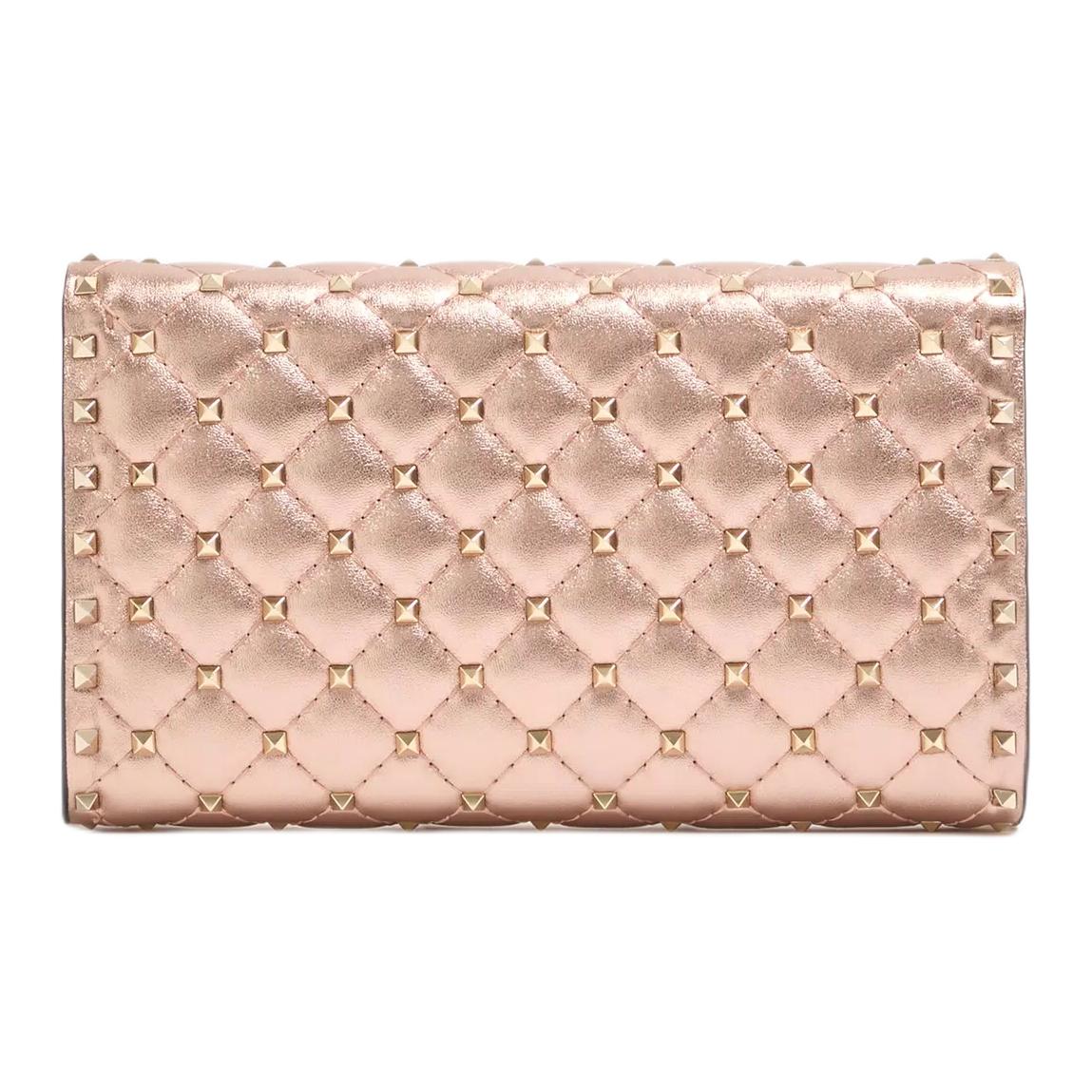 Женская сумка Valentino (розовый) — фото 4