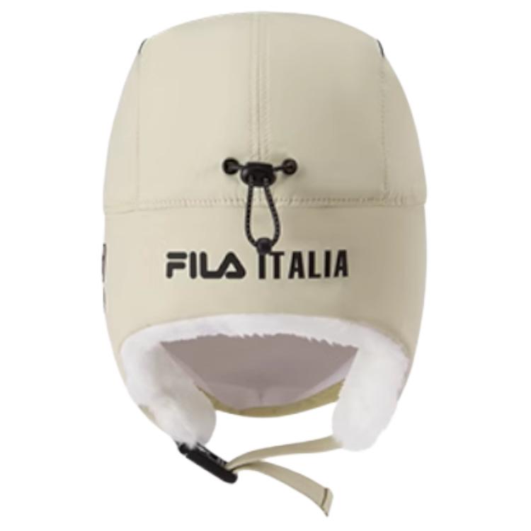 Шапка-ушанка Fila (черно-коричневая) — фото 6
