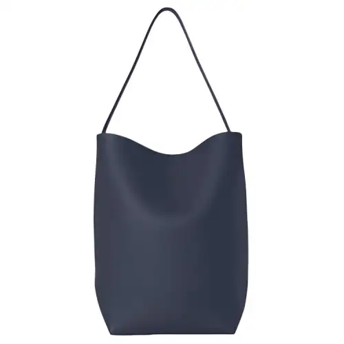 THE ROW N/S Park Leather Handbag, Shoulder Bag Large Women's Dark Navy Blue